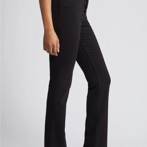 Good American Women's Good Icon Super Compression Straight Leg Black Jeans sz 10